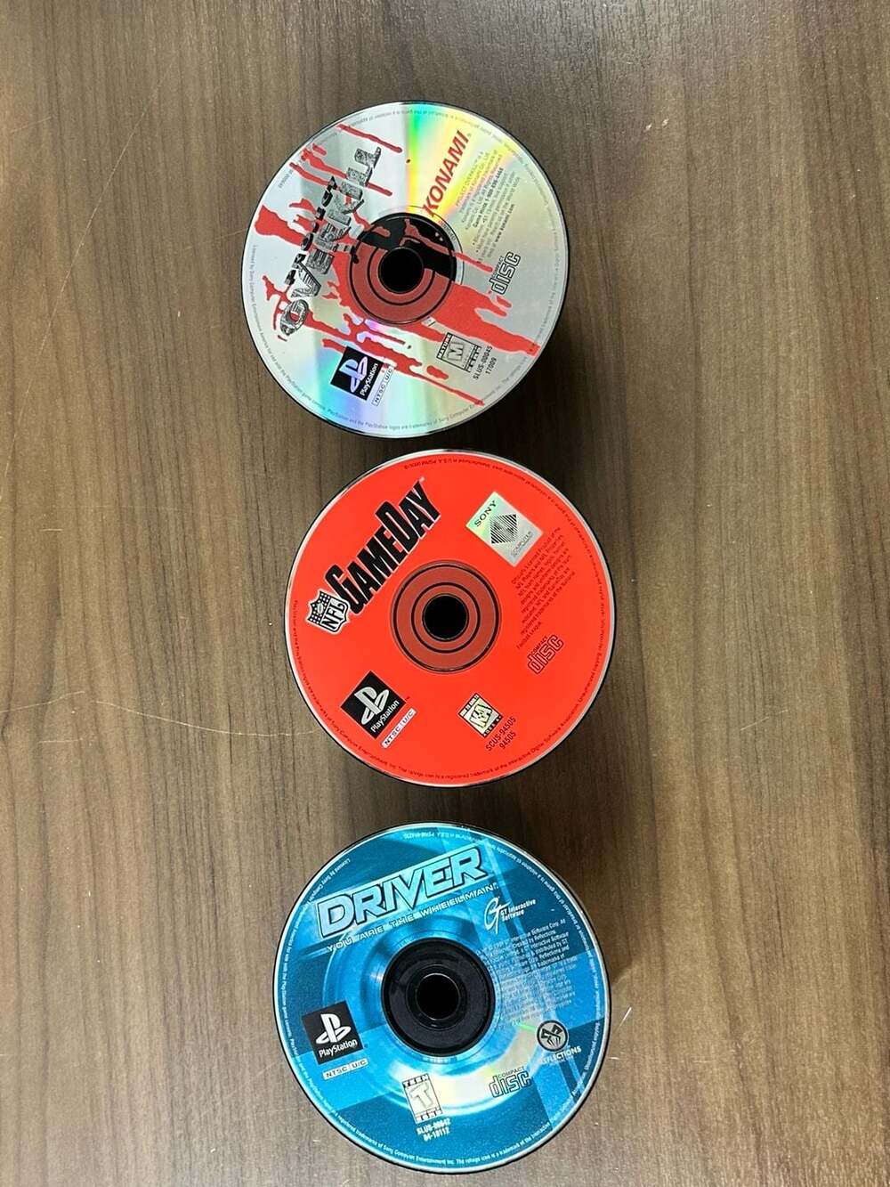 PS1 PlayStation 3 Game Lot Loaded NFL GameDay Driver Disc Only Untested